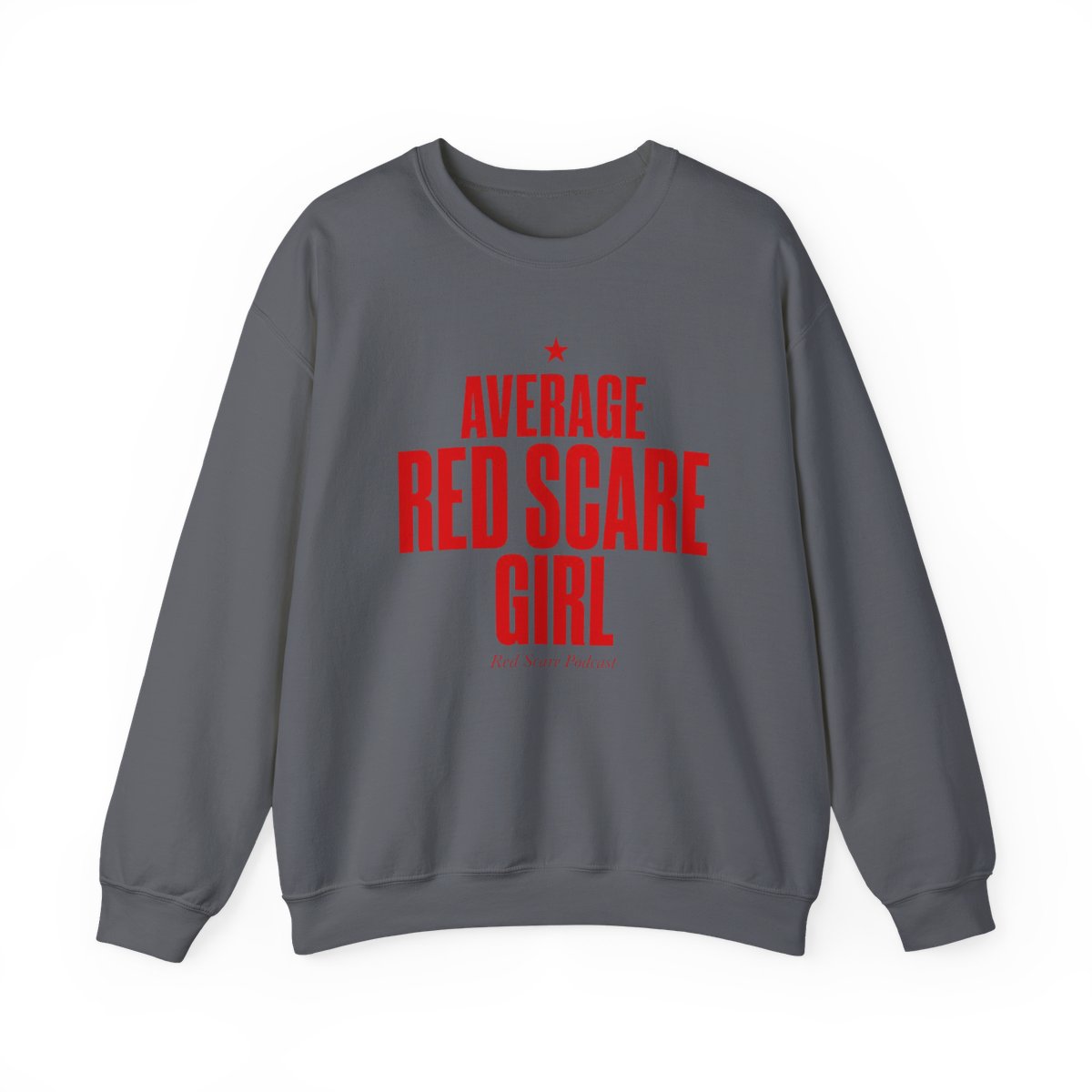 Red Scare "Average Red Scare Girl" Crewneck - alternate angle 2, merchandise
