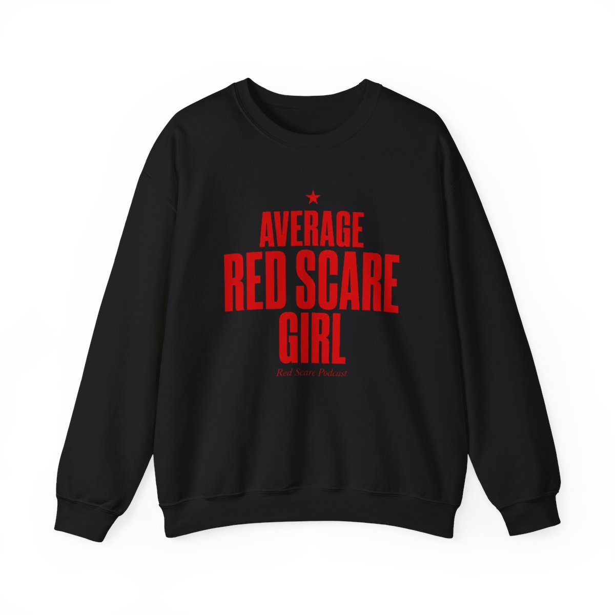 Red Scare "Average Red Scare Girl" Crewneck - alternate angle 3, merchandise