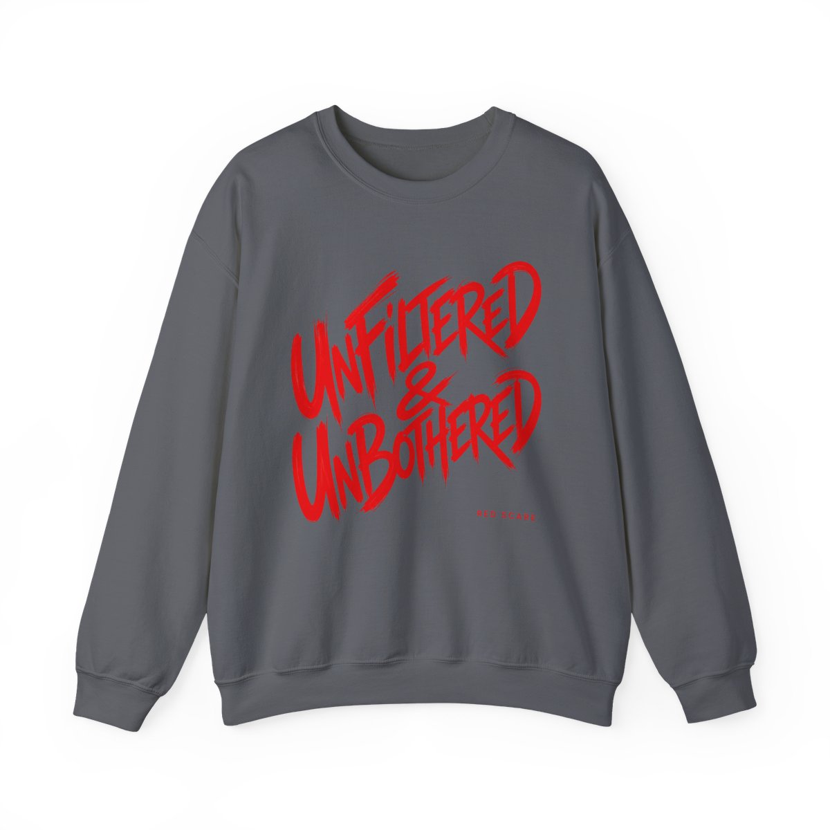 Red Scare "Unfiltered & Unbothered" Crewneck - alternate angle 2, merchandise