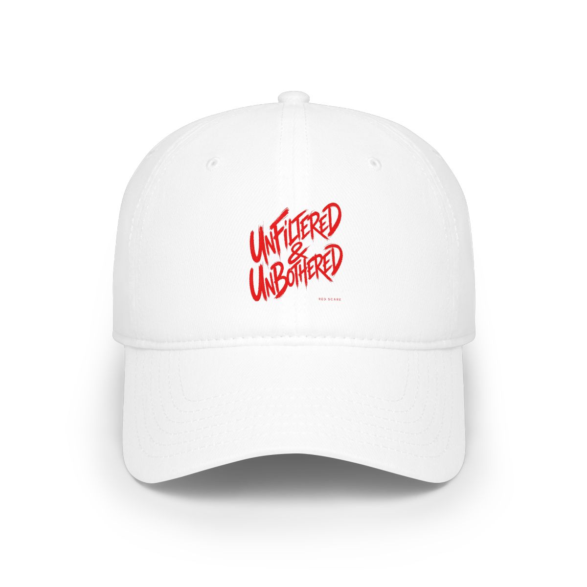 Red Scare "Unfiltered & Unbothered" Hat - alternate angle 2, merchandise