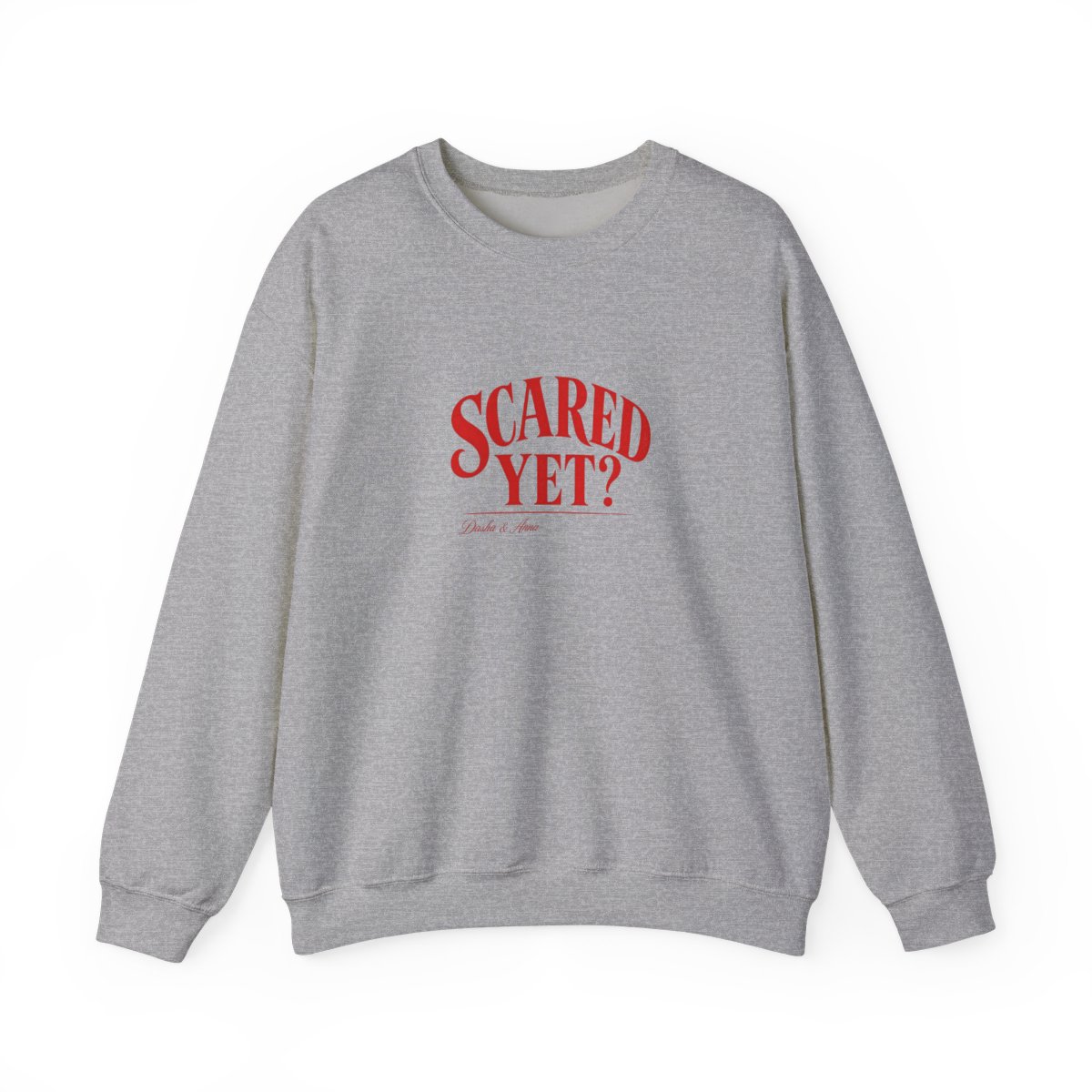 Red Scare "Scared Yet?" Crewneck - alternate angle 3, merchandise
