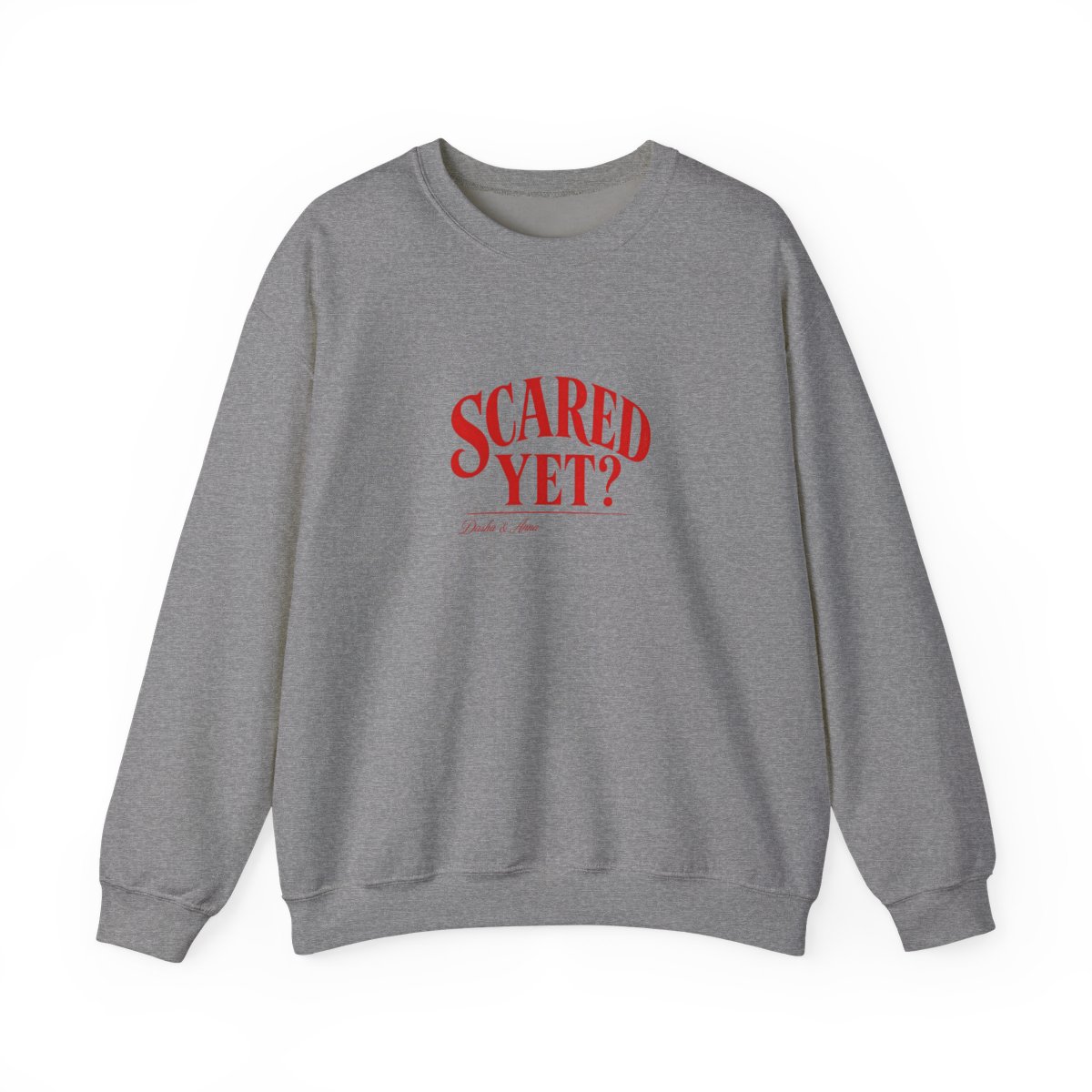 Red Scare "Scared Yet?" Crewneck - alternate angle 2, merchandise