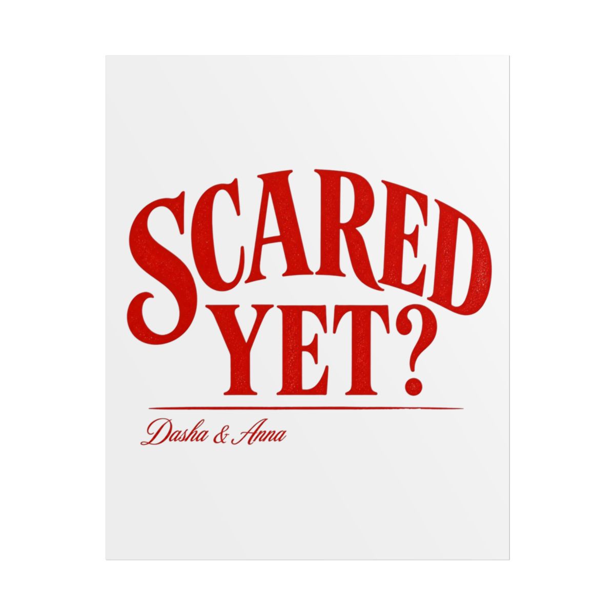 Red Scare "Scared Yet?" Poster - Official Posters & Wall Art merchandise