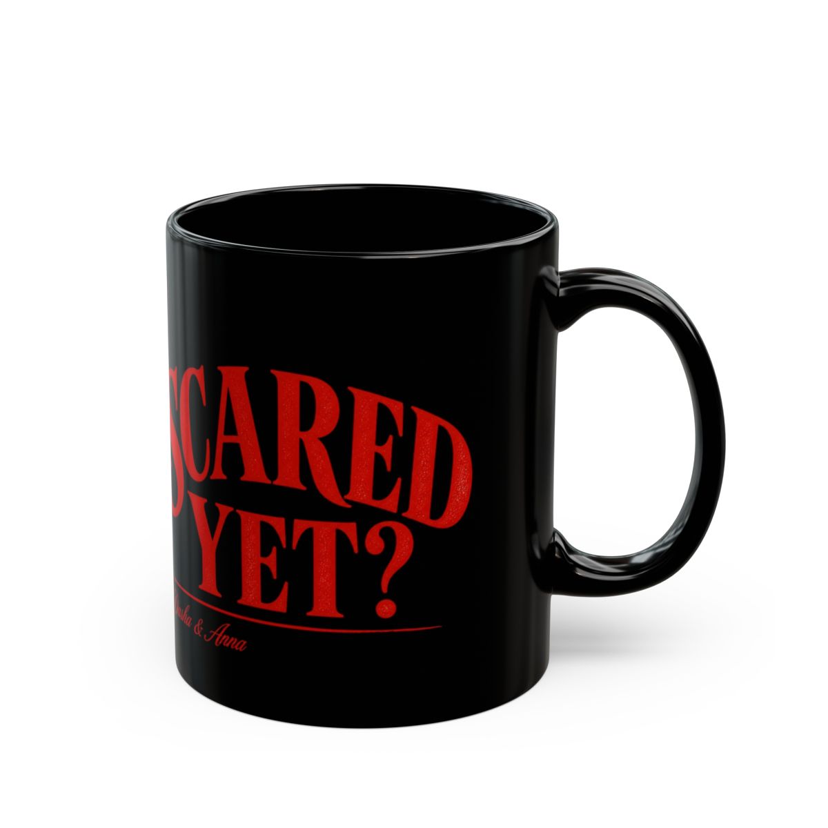 Red Scare "Scared Yet?" Black Mug
