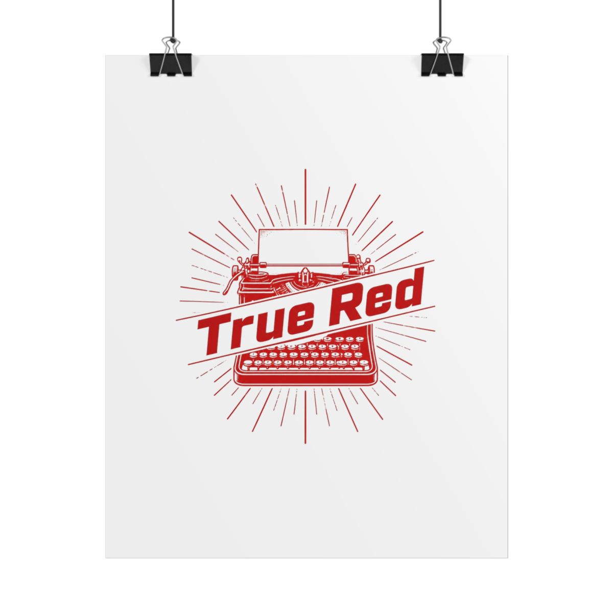 Red Scare "True Red" Poster