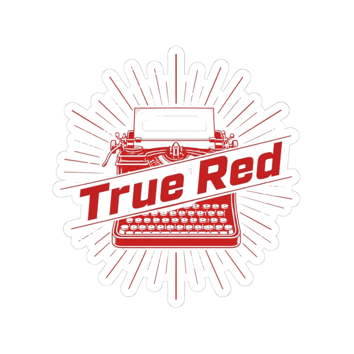 Red Scare "True Red" Sticker