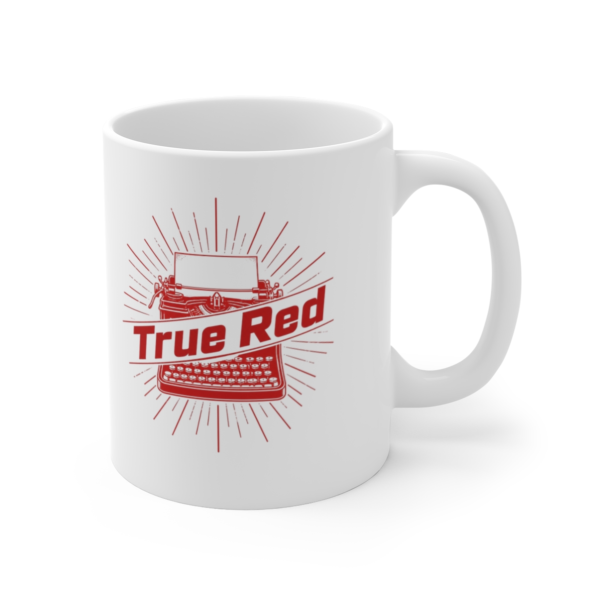 Red Scare "True Red" White Mug