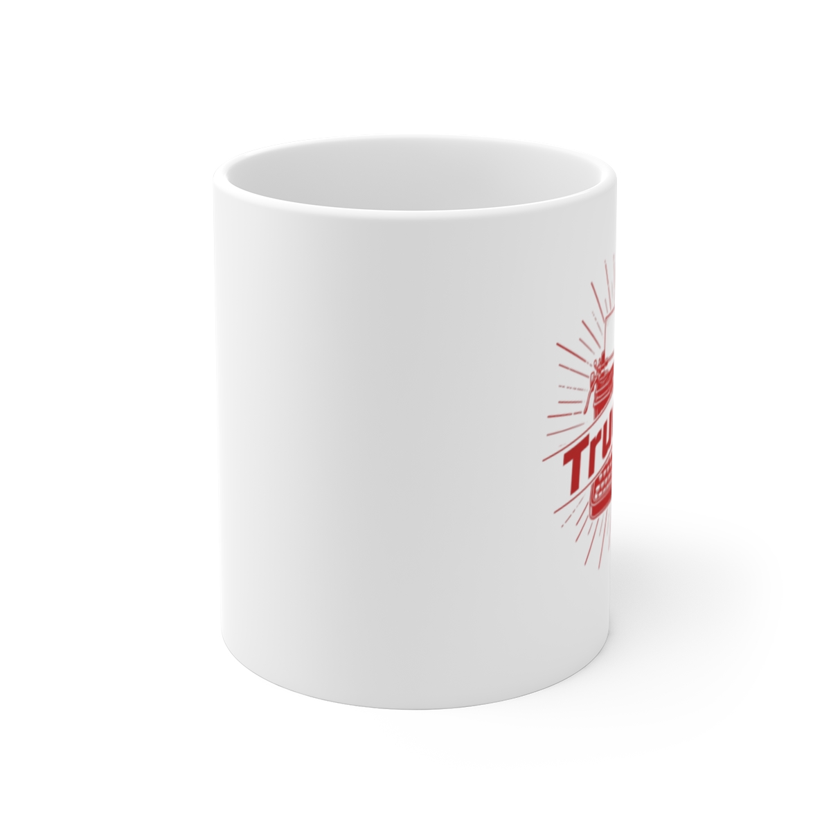 Red Scare "True Red" White Mug - alternate angle 1, merchandise