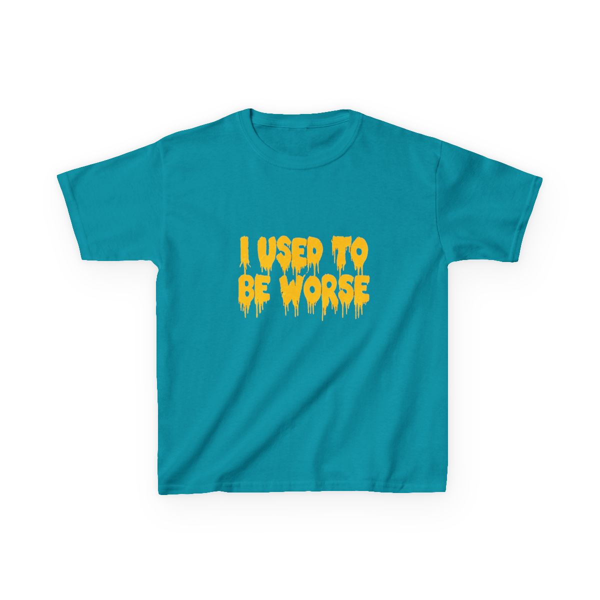 I Used To Be Worse - Aesthetic, Meme Kids T-Shirt | Red Scare - alternate angle 4, merchandise